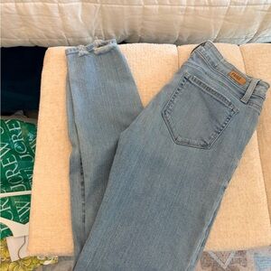 Paige Light Blue High-Rise vedugo ankle women’s  Jeans